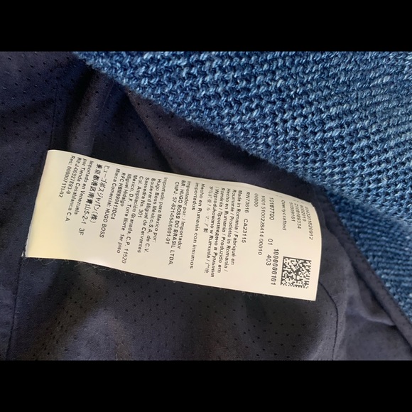 ⭐️ HOST PICK: Hugo Boss Orange fully lined blue jacket. Size 8. - Picture 6 of 12